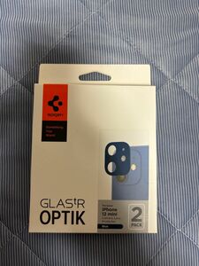 Spigen Glas tR Optik iPhone12Mini カメラフィルム ブルー