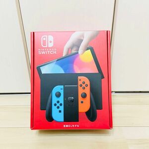 【未使用】有機EL Nintendo Switch ニンテンドースイッチ　本体　ネオン