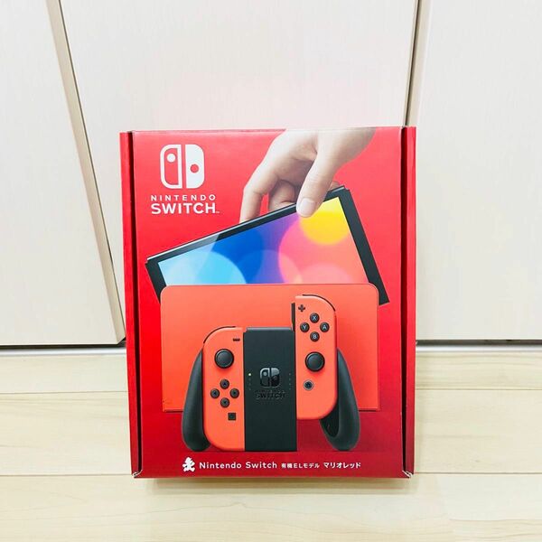 【未使用】有機EL Nintendo Switch ニンテンドースイッチ　本体　マリオレッド