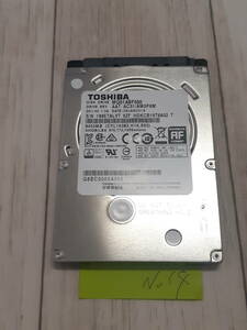 No.14【動作保証】正常判定★2018年製★HDD 500GB★SATA 2.5インチ★7ミリ厚★東芝 MQ01ABF050★使用516時間