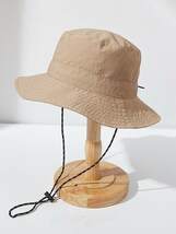 メンズ アクセサリー 帽子 折りたたみ可能設計の防水フィッシャーハット、メンズとレディースのクイックドライアウトドア日よけ帽子、夏_画像7
