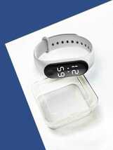 腕時計 レディース デジタル 1個 乾電池式女性用電子時計、ボックス包装付き、日常使用に適しています_画像5