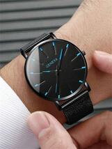 腕時計 レディース セット 1個 ブラック 亜鉛合金 ストラップ ファッション ラウンド ダイヤルクォーツウォッチ & 1個 ブレ_画像3