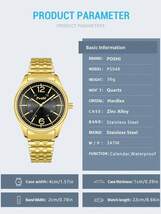 腕時計 メンズ クォーツ メンズ 腕時計 カレンダー付き 防水 スプリングストラップ 1個入り_画像7