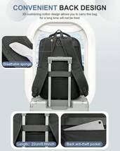 メンズ バッグ バックパック 大容量40の充電ポート付きキャリーオンバックパック、ナイロン生地防水性に優れた耐久性のある短距離旅行_画像2
