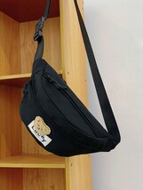 レディース バッグ ウエストバッグ 女性用のオシャレなカートゥンプリント ウエストバッグ、スポーツ、フィットネス、ショッピング、旅_画像1
