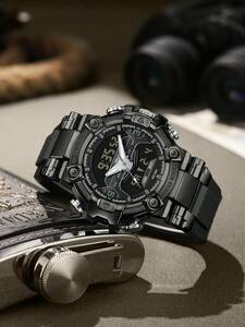 腕時計 メンズ クォーツ メンズウォッチ サンダスポーツ デジタル ウォッチ、高級電子クオーツ腕時計、デュアルスクリーンデザイン