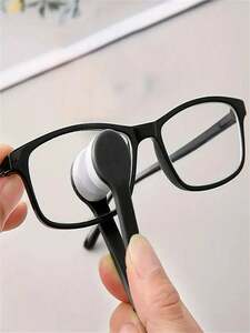 レディース アクセサリー メガネorアクセサリー ポータブル多機能眼鏡サングラス拭き掃除ブラシクリーナー1個
