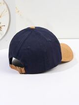 メンズ アクセサリー 帽子 メンズ用新作 3レターブロンズ刺繍野球帽、屋外スポーツやデイリーウェアに適したサンプロテクションキャッ_画像4