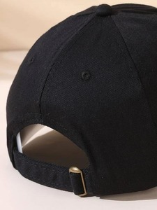 レディース アクセサリー 帽子 女性用 ブルックリン 刺繍 ヴィンテージ スタイル の 黒 ベースボールキャップ 日常に適した サ
