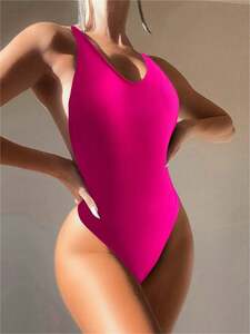 レディース 水着 ワンピース 女性向け シンプルな無地 キャミソールジャンプスーツ、日常着用に適す
