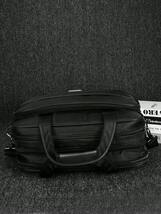 メンズ バッグ ビジネスバッグ 16.5インチ 防水 ラベル装飾古典的なブリーフケース黒、父の日の贈り物 ラップトップブリーフケー_画像4
