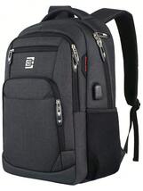 メンズ バッグ バックパック 15.6インチバックパック、大容量週末用オーバーナイトバッグ女性用旅行バックパック、航空会社承認の防_画像1