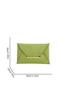  lady's bag clutch bag embe rope clutch bag,2024 summer. new work collection, simple . handbag, casual k