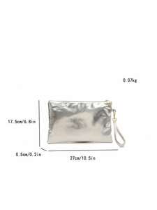  lady's bag clutch bag glistening metallic color. simple . clutch bag / list let /embe rope bag 