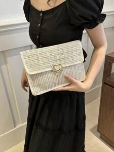  lady's bag clutch bag for women corn Husq weave clutch bag new goods, handmade. high capacity purse, mobile telephone . change purse ., beach 