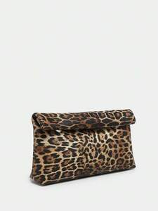  lady's bag clutch bag 1 piece Leopard pattern Fork Roth braided lady's clutch bag, Vintage & Mini ma list start 