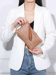  lady's bag clutch bag straw braided clutch bag wrist bag storage bag,bo ho style clutch perth, fashion .