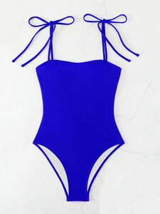 レディース 水着 ワンピース レディースファッション ソリッドカラーのバックレスワンピースドレス、夏のビーチバケーションに最適