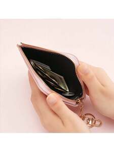 財布 小銭入れ ファッション ミニカードホルダー キーケース 兼用 便利な小型財布、新着女性用ジッパーコインパース