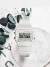 腕時計 レディース デジタル 乾電池搭載 ユニセックス スクエア電子式ウォッチ シンプルスポーツ製ウルトラ薄型 カジュアル カジュ_画像1