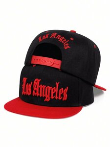 メンズ アクセサリー 帽子 男性用ファッション アウトドア ベースボールキャップ、ロサンゼルス刺繍入り、春/秋のシーズンに最適、旅