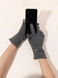 レディース アクセサリー 手袋 1 ペア女性クリスクロス装飾防寒ファッションフルフィンガーグローブ日常生活