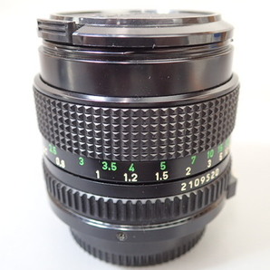 FK-3509 CANON LENS FD 50㎜ 1:1.4 絞り羽根OK 20240507の画像7