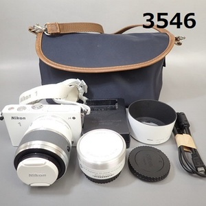 FK-3546*NIKON1 J4 double zoom kit 10-30mm 30-110mm mirrorless single-lens camera simple operation ok 20240516