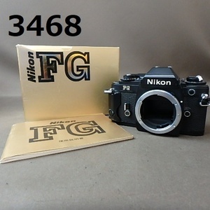 FK-3468◆NIKON　FG　元箱付き　ミラーアップ　現状品　0516