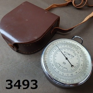 FK-3493* Vintage goods ALTIMATER TOKYU OTA / altimeter / leather case attaching details unknown / excellent present condition goods 20240518