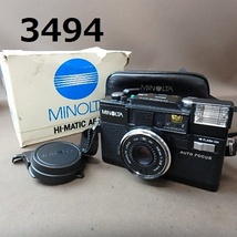 FK-3494 ◆MINOLTA HI-MATIC AF D コンパクトフィルムカメラ　20240518_画像1