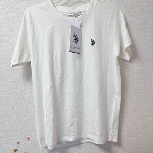 【U.S. POLO ASSN.】Ｔシャツ ホワイト 白 新品未使用 半袖 Mサイズ