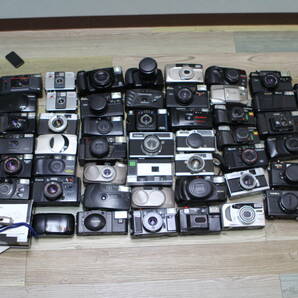 ３ コンパクトフィルムカメラ まとめ Canon autoboy yashica l AF Fuji camedia mini Espio Ricoh samurai X3.0 Olympus μ XA の画像1