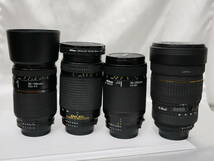 #3072 Nikon AF lens 4本 35-135mm sigma 15-30mm F3.5-4.5 70-210mm 70-300mm F4-5.6 _画像1