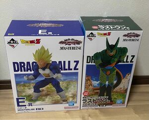 【未開封】 ドラゴンボール 一番くじ　E賞　ベジータ、ラストワン賞　セル第二形態