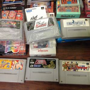 Nintendo Super Famicom 23games w/box tested 任天堂 スーパーファミコン ゲーム23本 箱付 動作確認済 D686Tの画像4