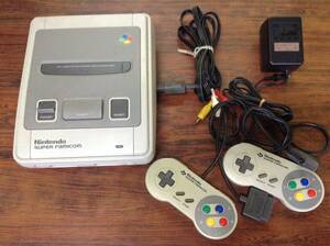 Nintendo Super Famicom console 2controllers tested nintendo Super Famicom body 1 pcs controller 2 pcs operation verification settled D812T