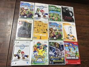 Nintendo Wii 11games tested 任天堂 Wii ゲーム11本 動作確認済 D725T