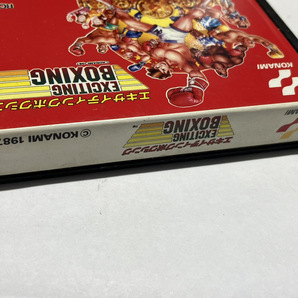 Exciting Boxing Famicom tested エキサイティングボクシング ファミコンカセット コナミ カセット単品 動作確認済 D758の画像3