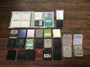 Playstation PS1 PS2 lots of 25 Sony Official Memory Cards etc. tested PS1 PS2 メモリーカード 計25個 セット まとめ 動作確認済 D842