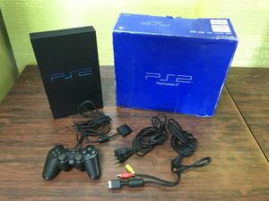 SONY PlayStation2 PS2 console SCPH-10000 controller w/box tested ソニー プレステ2 本体 コントローラー 箱付 動作確認済 D853T