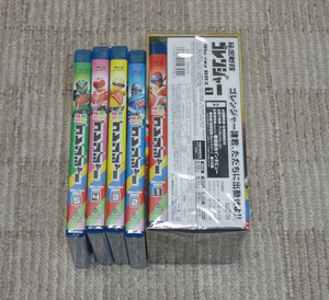  new goods Himitsu Sentai Goranger Blu-ray BOX first time version all 5 volume set 