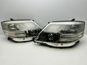 割れ無 10系 アルファード 後期 ANH10W MNH10W 純正 HID ヘッドライト 左右セット AFS付 ICHIKOH 58-17 打刻 7 (X146)