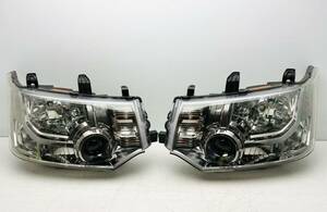 割れ無 三菱 デリカD:5 / D5 CV5W CV1W CV2W CV4W 純正 HID ヘッドライト 左右セット バラスト バーナー付 KOITO 100-87918 (A166)