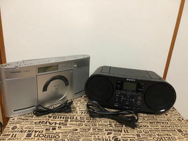 SONY CDラジオ ZS-RS81BT ソニーTOSHIBA SD/CDラジオ　TY-SDX50