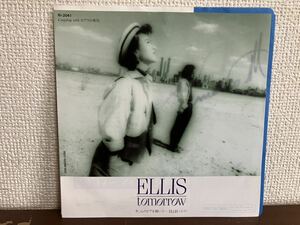 ELLIS エリ TOMORROW シングル レコード 和モノ CITY POP 見本 SAMPLE ピアスの勇気　NOT FOR SALE プロモ盤　PROMO 1990年盤　