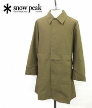 【新品・タグ付き】snow peak オーバーコート M takibi 焚火_画像1