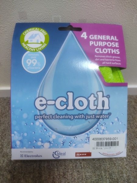 新品　e-cloth イークロス ◆4色4枚セット
