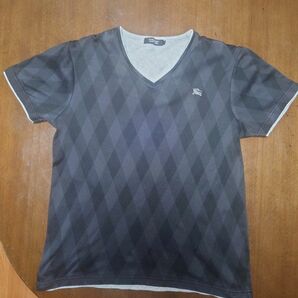 ブラックレーベル　アーガイル柄 Tシャツ　BURBERRY